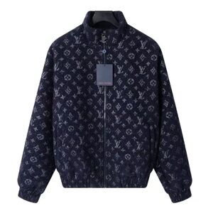 Louis Vuitton Monogram Navy Bomber Jacket